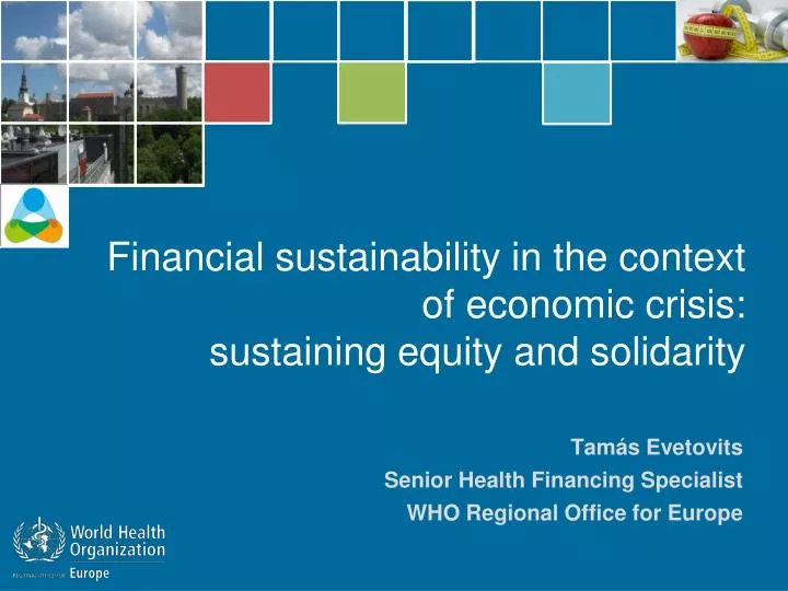 financial sustainability in the context of economic crisis sustaining equity and solidarity