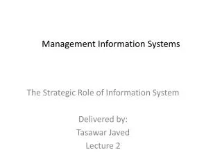 management information systems