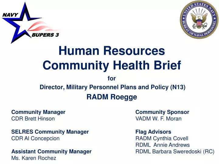 human resources community health brief