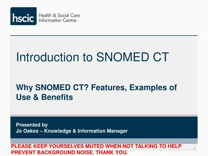 introduction to snomed ct