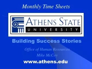 Building Success Stories