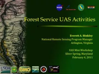Forest Service UAS Activities