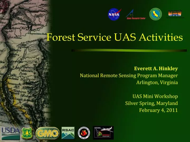 forest service uas activities