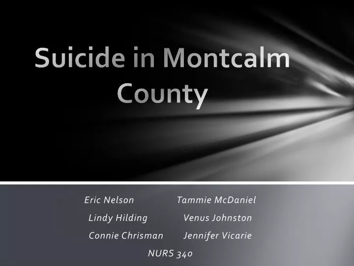 suicide in montcalm county