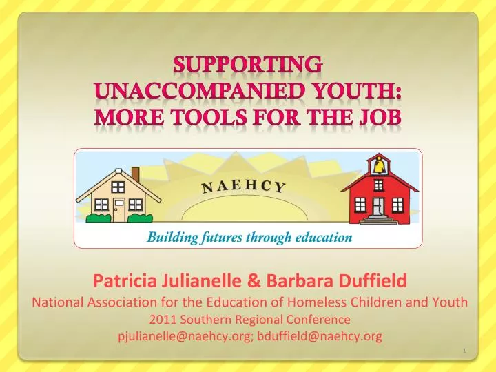 supporting unaccompanied youth more tools for the job