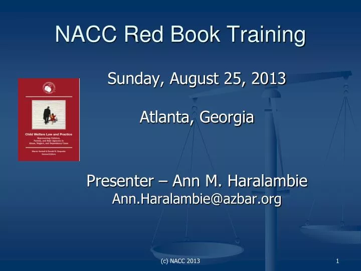 nacc red book training