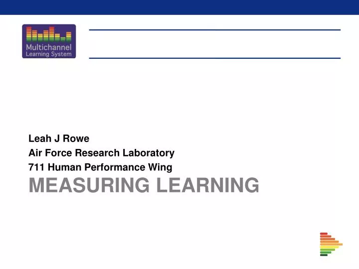 measuring learning