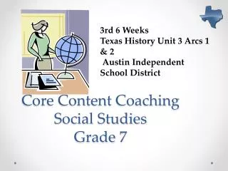 Core Content Coaching Social Studies Grade 7