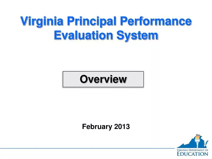 virginia principal performance evaluation system