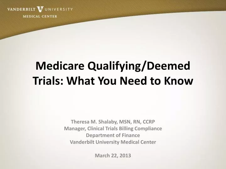 medicare qualifying deemed trials what you need to know