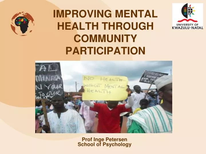 improving mental health through community participation
