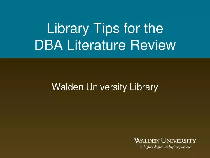 walden university library