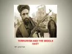 TERRORISM AND THE MIDDLE EAST - slide 1