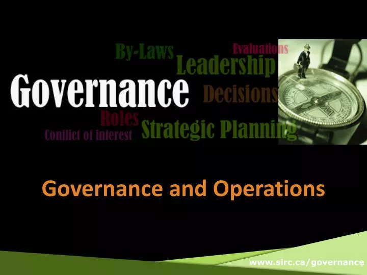 governance and operations