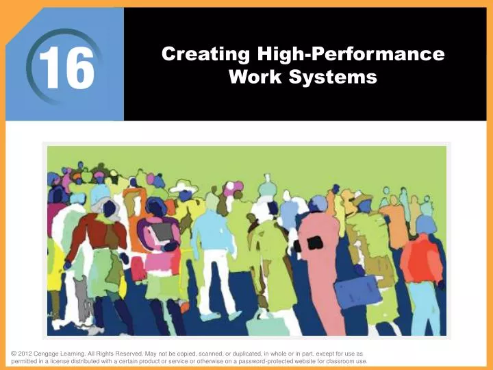 creating high performance work systems