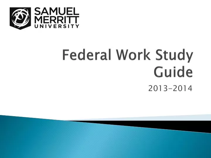federal work study guide
