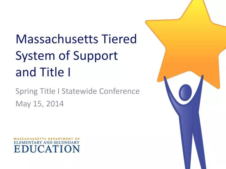 massachusetts tiered system of support and title i