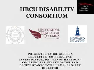 HBCU DISABILITY CONSORTIUM