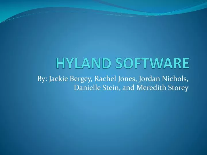hyland software