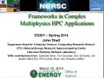 Frameworks in Complex Multiphysics HPC Applications - slide 1