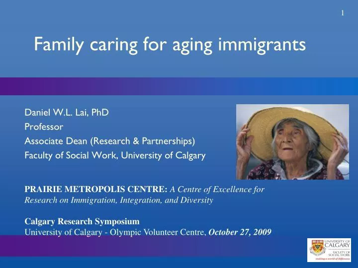 family caring for aging immigrants