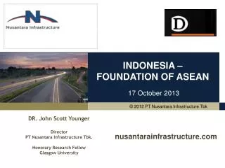 INDONESIA – FOUNDATION OF ASEAN