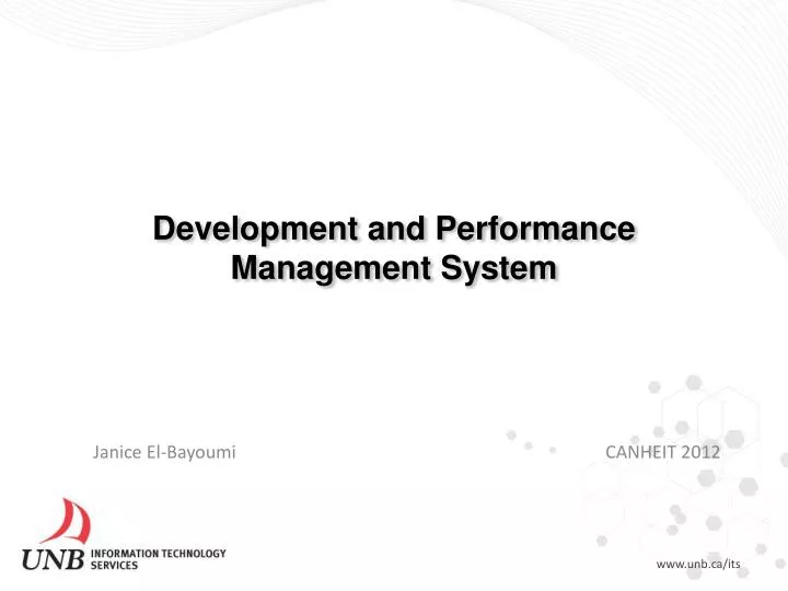 development and performance management system