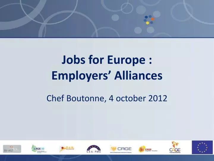 jobs for europe employers alliances
