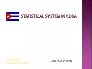Statistical System in Cuba