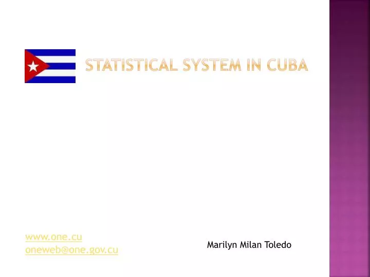 statistical system in cuba
