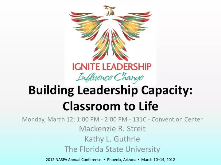 building leadership capacity classroom to life