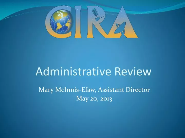 administrative review