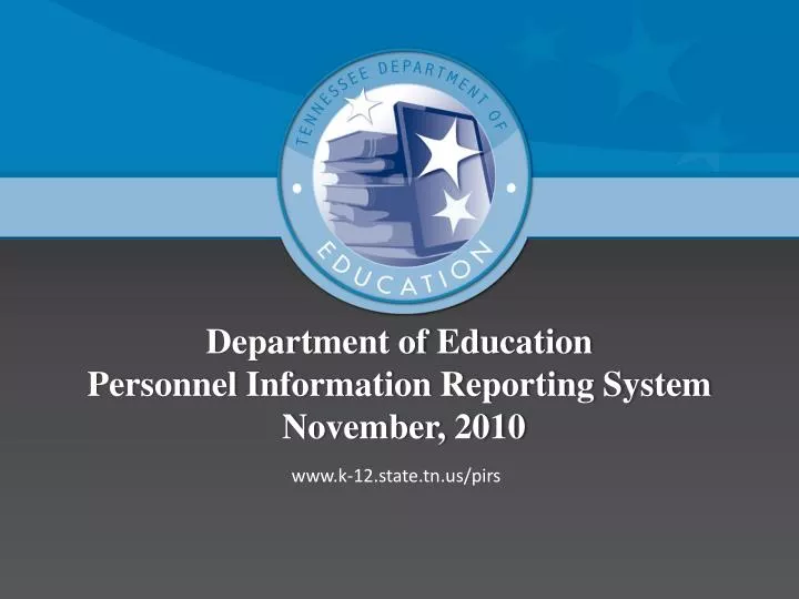 department of education personnel information reporting system november 2010