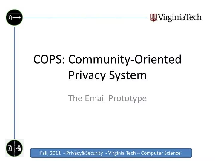 cops community oriented privacy system