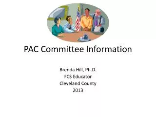 PAC Committee Information