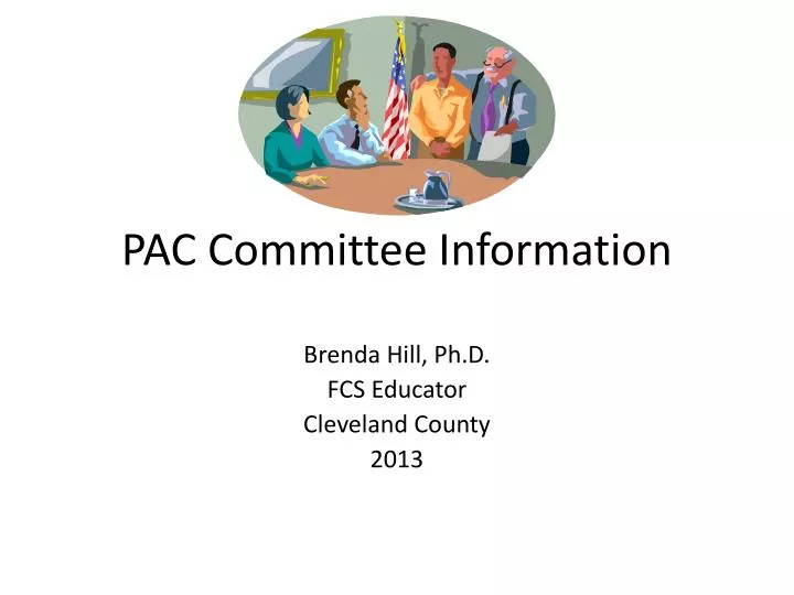 pac committee information