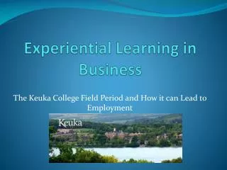 Experiential Learning in Business