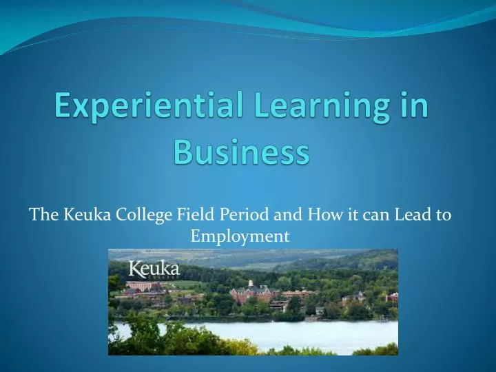 experiential learning in business