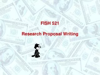 FISH 521 Research Proposal Writing