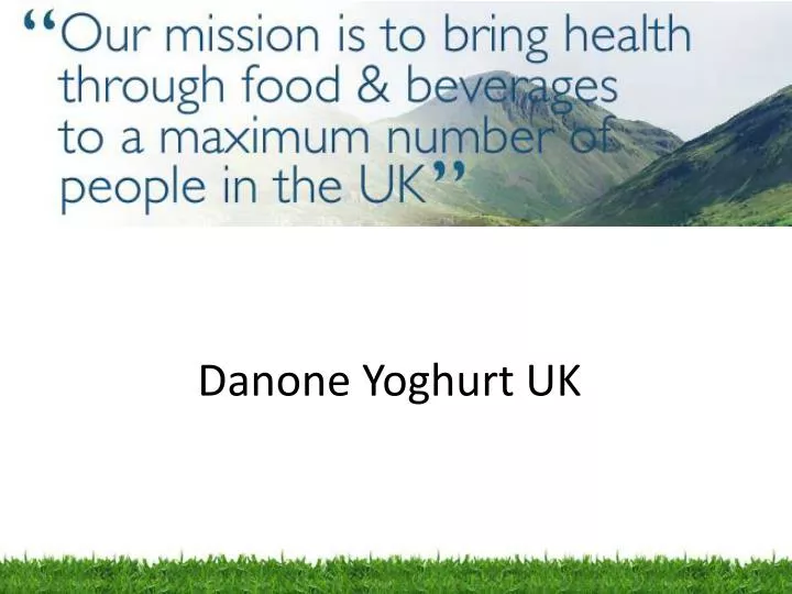 danone yoghurt uk