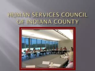 Human Services Council of Indiana County