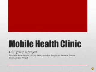 Mobile Health Clinic