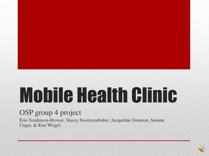 mobile health clinic