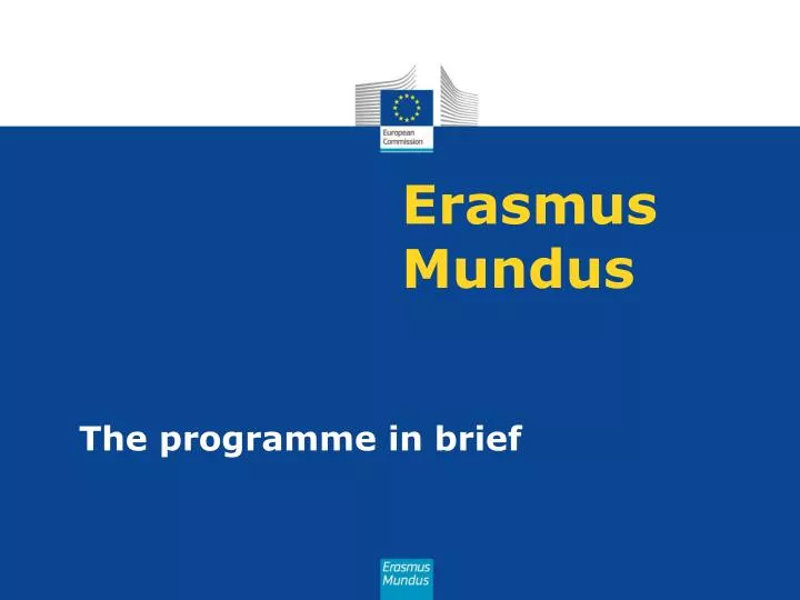 erasmus mundus