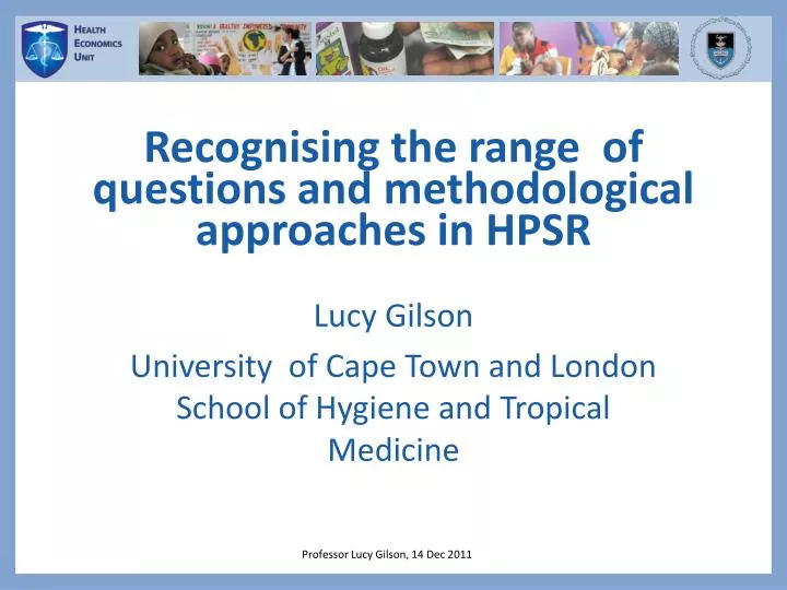 recognising the range of questions and methodological approaches in hpsr