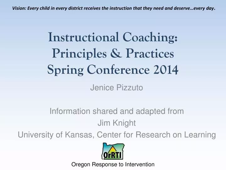 instructional coaching principles practices spring conference 2014