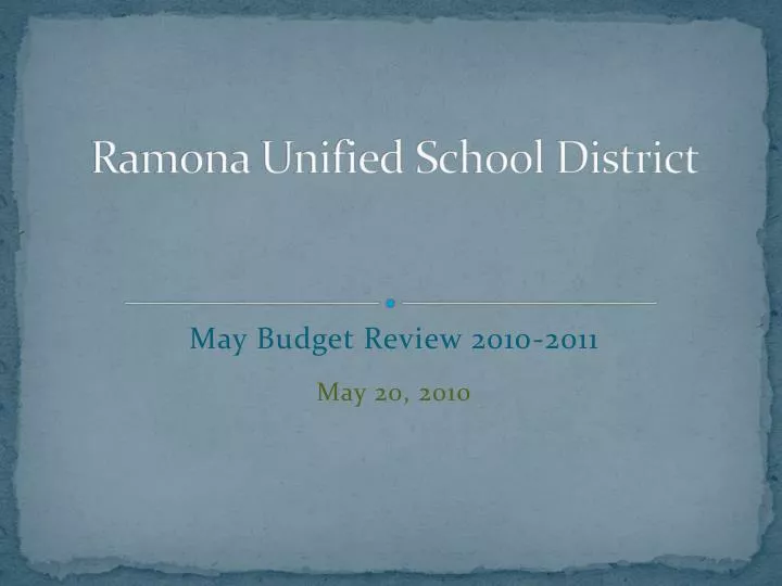 ramona unified school district