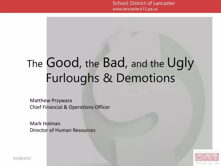 the good the bad and the ugly furloughs demotions
