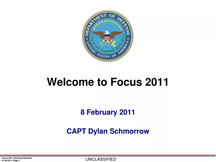 welcome to focus 2011
