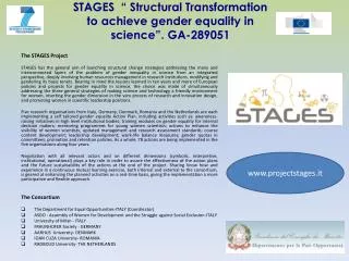 stages structural transformation to achieve gender equality in science ga 289051